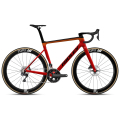 Merlin Cycles Ridley Bikes Ridley Falcn RS Ultegra Di2 ARC 1400 Carbon Road Bike - Black / Orange / Red / XSmall | FREE delivery over £60 & Easy Returns
