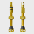 Merlin Cycles Peaty's Holeshot Fast Flow Tubeless Valves - 60mm - Gold / 60mm Valve | FREE delivery over £60 & Easy Returns