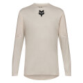 Merlin Cycles Fox Racing Flexair Long Sleeve MTB Jersey - Chalk / Small | FREE delivery over £60 & Easy Returns