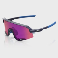 Merlin Cycles 100% Slendale Sunglasses - Mirror Lens - Satin Storm Metallic / Purple | FREE delivery over £60 & Easy Returns