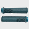 Merlin Cycles Peaty's Monarch Pro Knurl Grip - Storm Blue / Thick | FREE delivery over £60 & Easy Returns