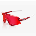 Merlin Cycles 100% Slendale Pidcock Sunglasses - HiPER Mirror Lens - Gloss Red Holographic / HiPer Red Mirror Lens | FREE delivery over £60 & Easy Returns