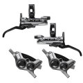 Merlin Cycles Shimano XTR M9220 Front & Rear Disc Brake Set - Silver / Pair | FREE delivery over £60 & Easy Returns