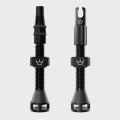 Merlin Cycles Peaty's Holeshot Fast Flow Tubeless Valves - 80mm - Black / 80mm Valve | FREE delivery over £60 & Easy Returns