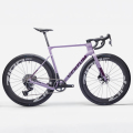 Merlin Cycles Ventum GS1 Force XPLR Carbon Gravel Bike - Lilac Splatter / Small | FREE delivery over £60 & Easy Returns
