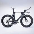 Merlin Cycles Ventum Tempus Red AXS Carbon TT Bike - Onyx / Small | FREE delivery over £60 & Easy Returns