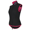 Merlin Cycles Funkier Cobina Active Windcheater Ladies Gilet - Black / Pink / XSmall