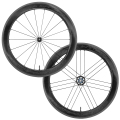 Merlin Cycles Campagnolo Bora WTO 60 Dark Carbon Clincher Road Wheelset - Black / Campagnolo / Pair / 11-12 Speed / Clincher / 700c