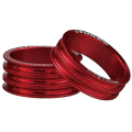 Merlin Cycles Token MTX Alloy Headset Spacers - Red / 1.5