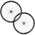 Merlin Cycles Fulcrum Speed 40 Disc Brake Carbon Clincher Road Wheelset - Black / Shimano / 12mm Front - 142x12mm Rear / Centerlock / Pair / 11-12 Speed / Clincher / 700c