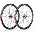 Merlin Cycles Vision SC 40 Carbon Clincher Disc Road Wheelset - Black / 12mm Front - 142x12mm Rear / Shimano / Centerlock / Pair / 10-11 Speed / Clincher / 700c