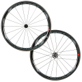 Merlin Cycles Fulcrum Wind 400C C17 Carbon Clincher Road Wheelset - Black / Shimano / Pair / 10-11 Speed / Clincher / 700c