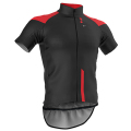 Merlin Cycles GSG Hydra 1/2 Racing Short Sleeve Cycling Jersey - Black / Red / Medium