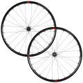 Merlin Cycles Fulcrum Rapid Red 300 DB 2WF Gravel Wheelset - 700c - Black / Campagnolo N3W / 12mm Front - 142x12mm Rear / Centerlock / Pair / 13 Speed / Tubeless / 700c