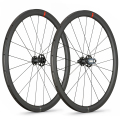 Merlin Cycles Wilier Parts Wilier ULT38 KT Disc Carbon Tubular Road Wheelset - 700c - Black / Campagnolo / 12mm Front - 142x12mm Rear / Centerlock / Pair / 10-11 Speed / Tubular / 700c