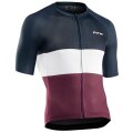 Merlin Cycles Northwave Blade Air Short Sleeve Cycling Jersey - Black / White / Plum / 2XLarge