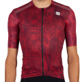 Merlin Cycles Sportful Clearance Sportful Escape Supergiara Short Sleeve Cycling Jersey  - Red Wine / 2XLarge