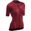 Merlin Cycles Northwave Allure Short Sleeve Women's Cycling jersey - Bordeaux / Large