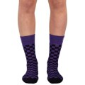 Merlin Cycles Sportful Clearance Sportful Checkmate Cycling Socks - Violet / Black / Small