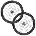 Merlin Cycles Campagnolo Bora WTO 60 Dark Carbon Disc Clincher Road Wheelset - Dark Label / Shimano / 12mm Front - 142x12mm Rear / Centerlock / Pair / 11-12 Speed / Clincher / 700c