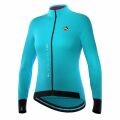 Merlin Cycles Bicycle Line Normandia E Womens Long Sleeve Cycling Jersey - Blue / Medium