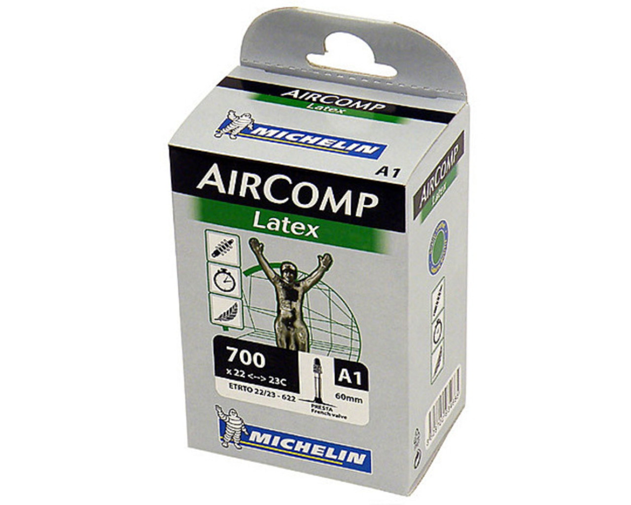 Michelin Aircomp Latex Tube 700 x 22/23 | Merlin Cycles