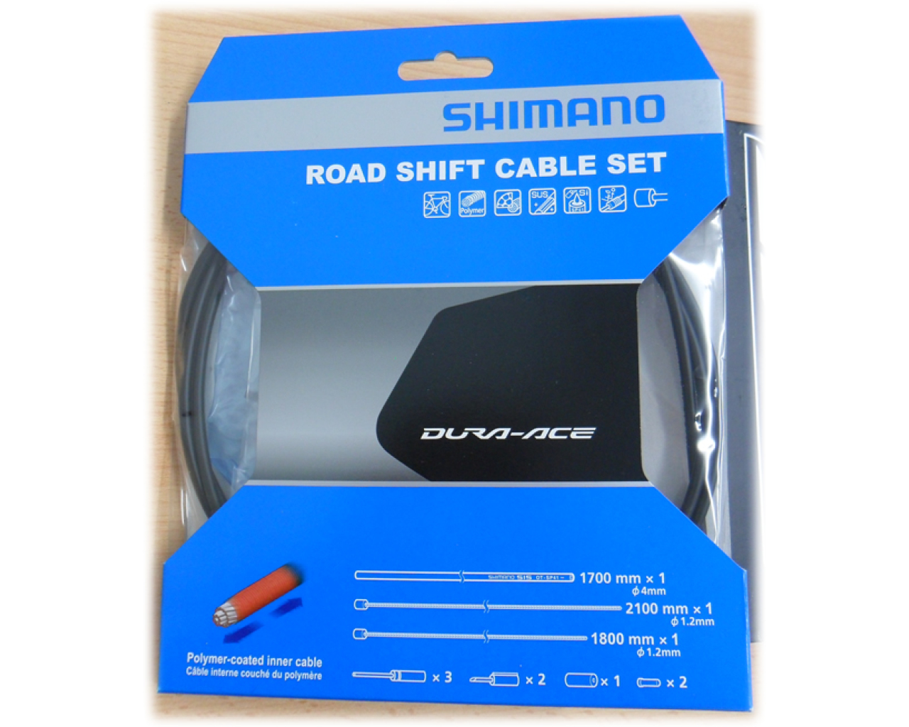 Shimano Dura Ace 9000 Road Gear Cable Set Polymer Merlin Cycles