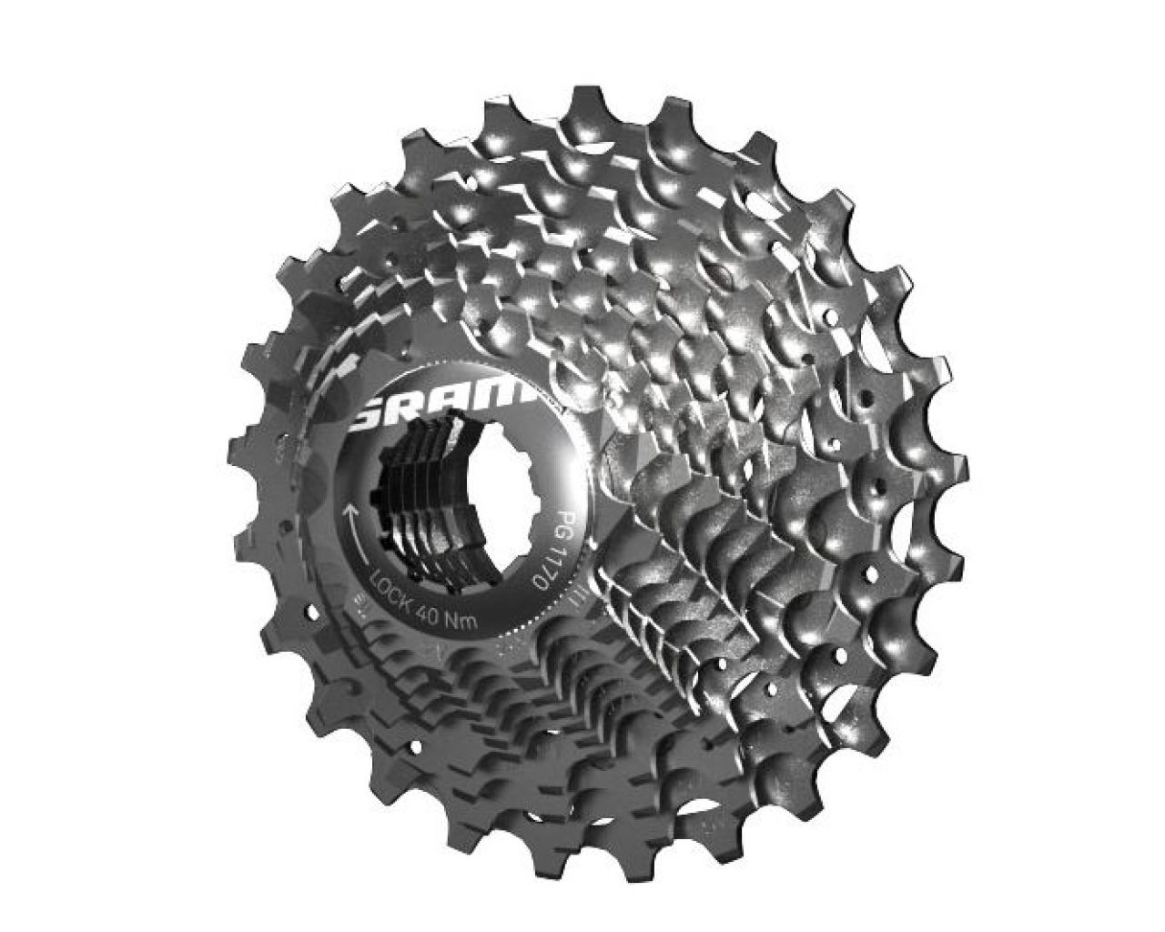 Cassette SRAM PG1170 11 Vitesses - Pour Vélo Route Ou VTT, Technologie PowerGlide, Poids 359g
