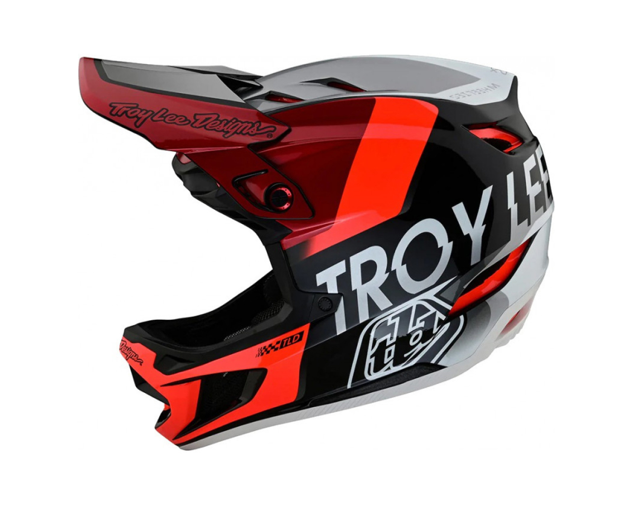 Troy Lee Designs D4 Composite Qualifier Full Face Helmet Merlin Cycles