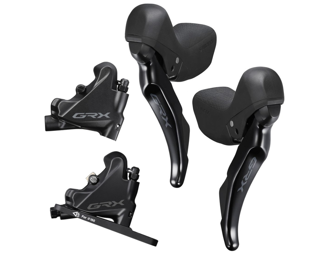 Shimano GRX RX400 Disc Brake STI's & RX400 Flat Mount Calipers 2x10 Speed