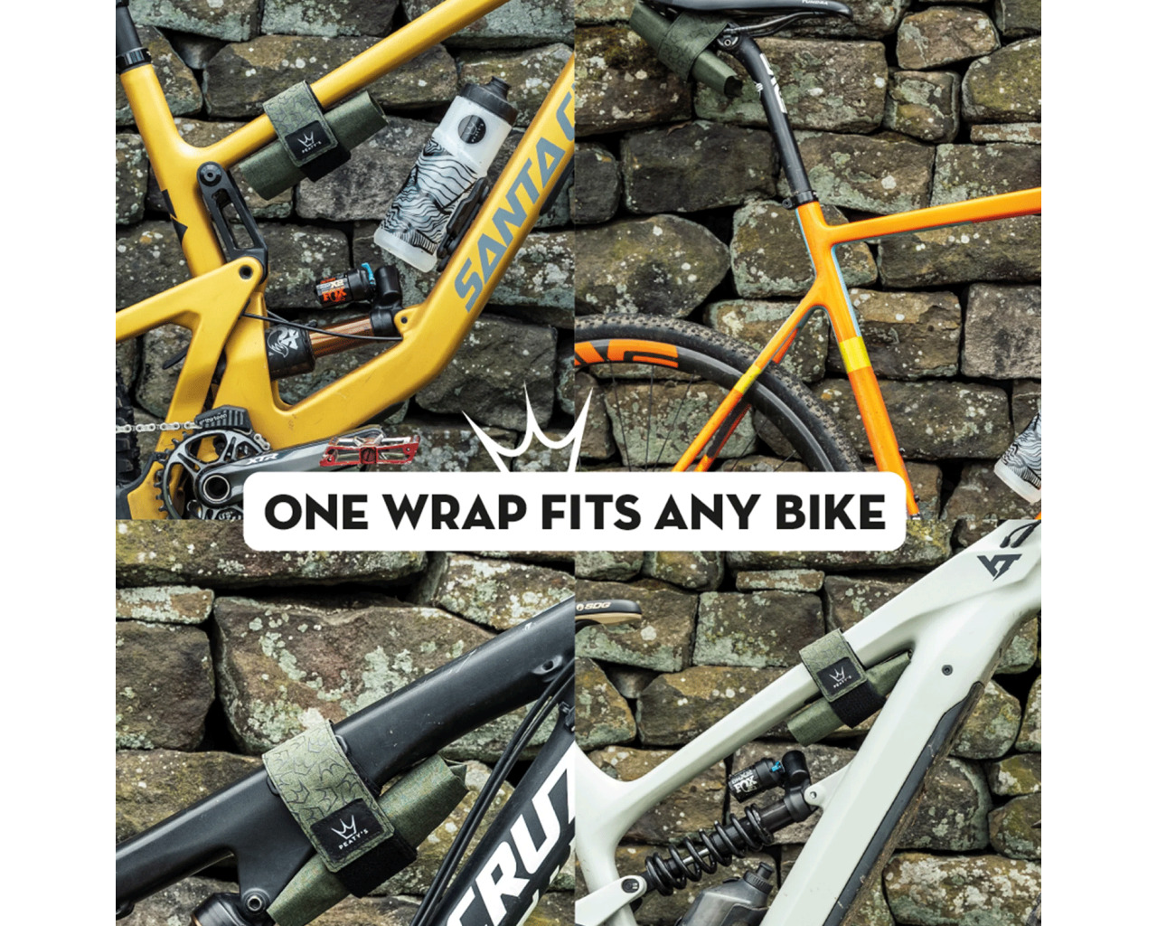 Mountain Bike Storage Peaty's HoldFast Trail Tool Wrap Moss Green