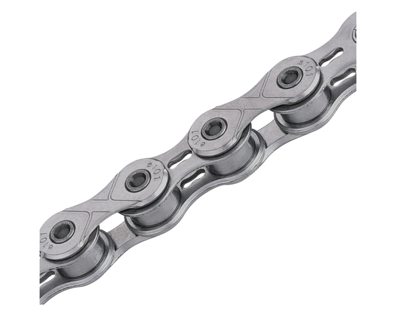 Chaîne KMC K1 Wide 1/2 X 1/8 – 110 Mailles, Noir/argent, Pour Vélo Single Speed Fixie