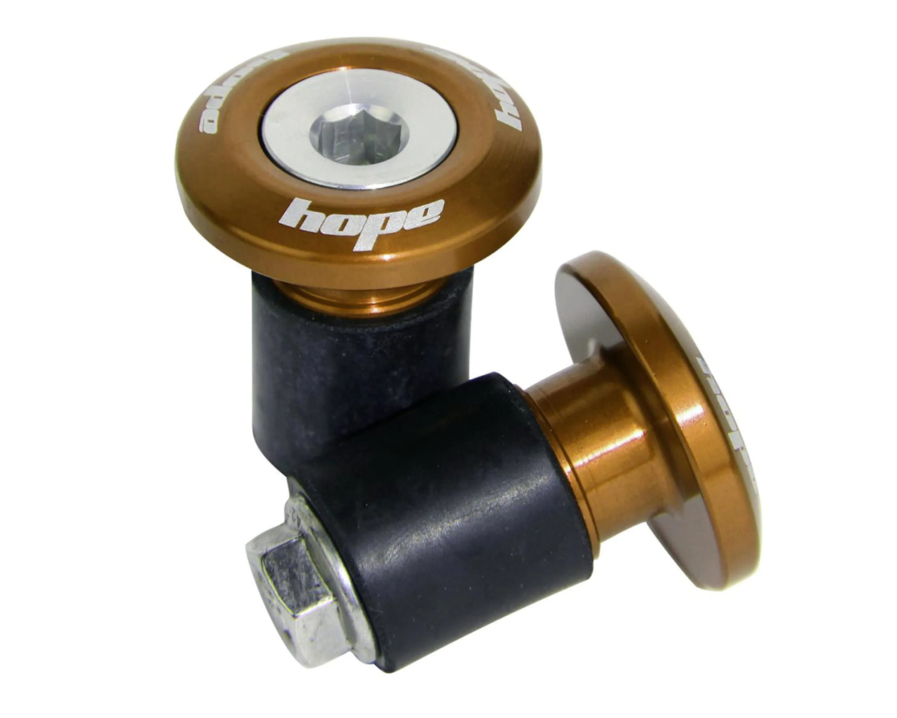 Buy A Pair Of New Arrivals Hope Grip Doctor Bar End Plugs Orange For Your Trip