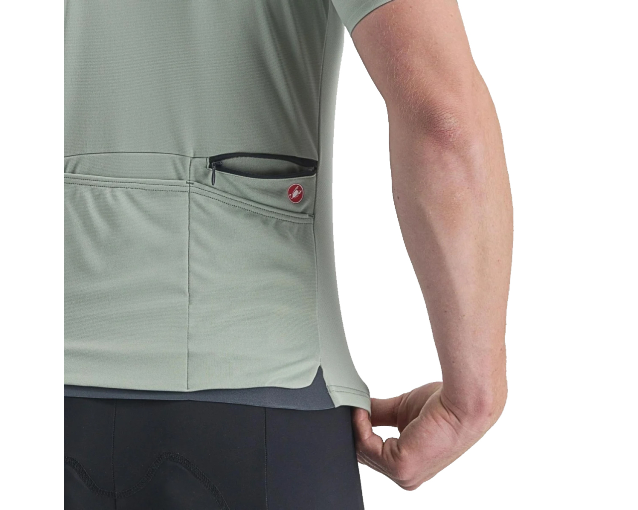 Maillot De Cyclisme Homme Lafitte - Vert, Manches Courtes, Zip 1/4, Taille L (Occasion)
