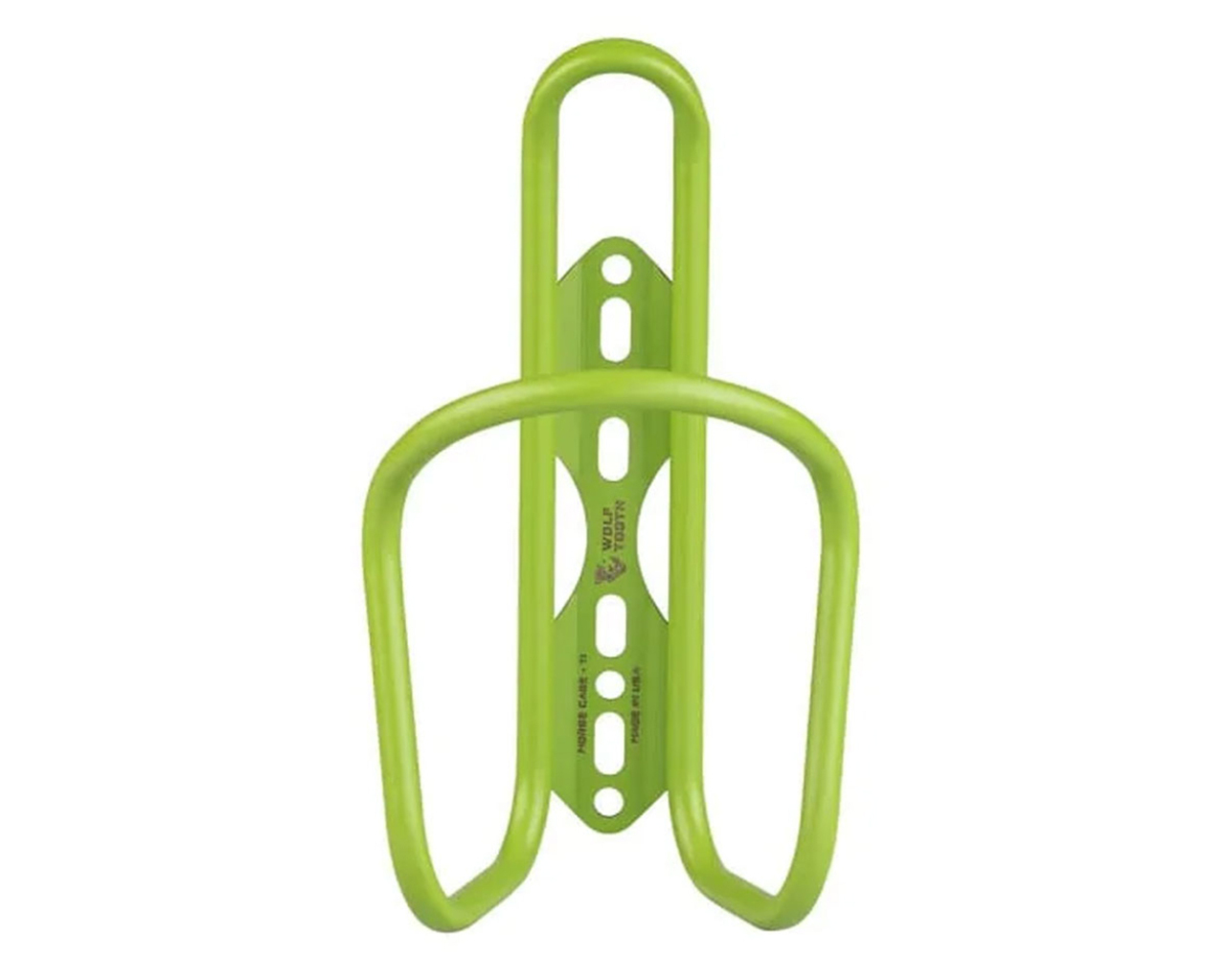Wolf Tooth Morse Bottle Cage - Porte-Bidon Acier Inoxydable Réglable, Position Ajustable 32mm, Compatible Vélos Standards