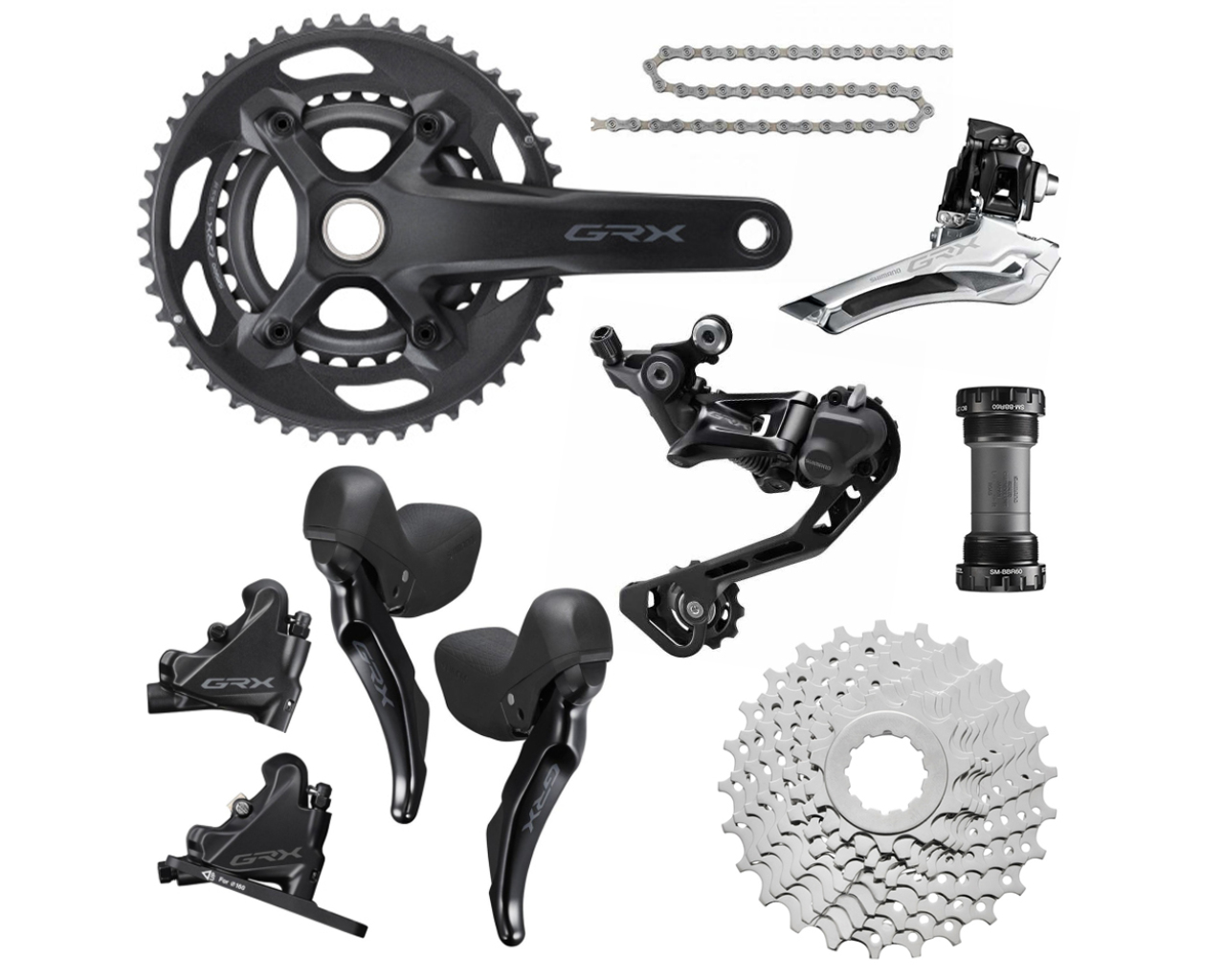 Shimano GRX RX400 Gravel Groupset - 2x10 Speed | Merlin Cycles