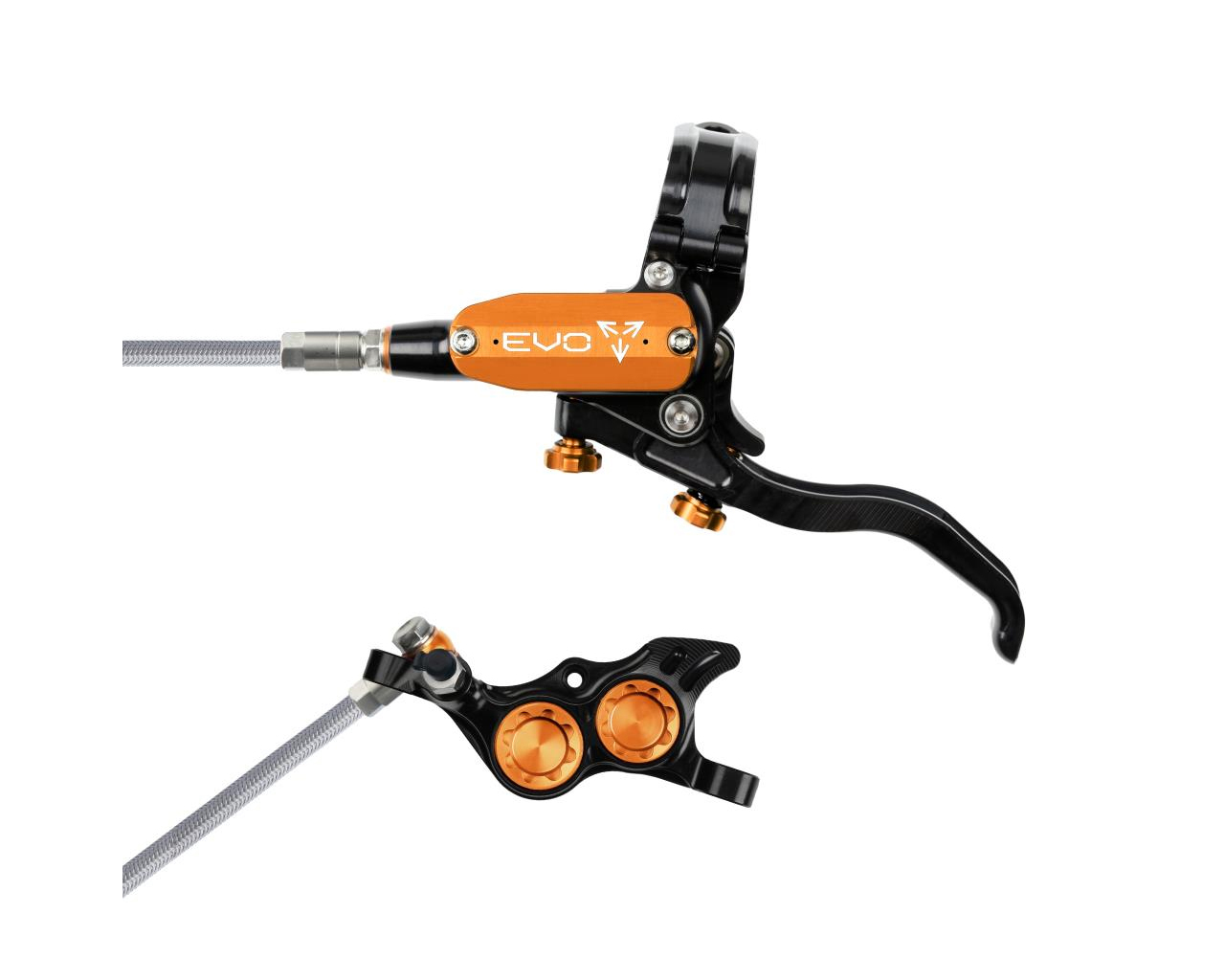 Hope Tech 4 Evo TR4 Braided Disc Brake - Black / Colours | Merlin Cycles