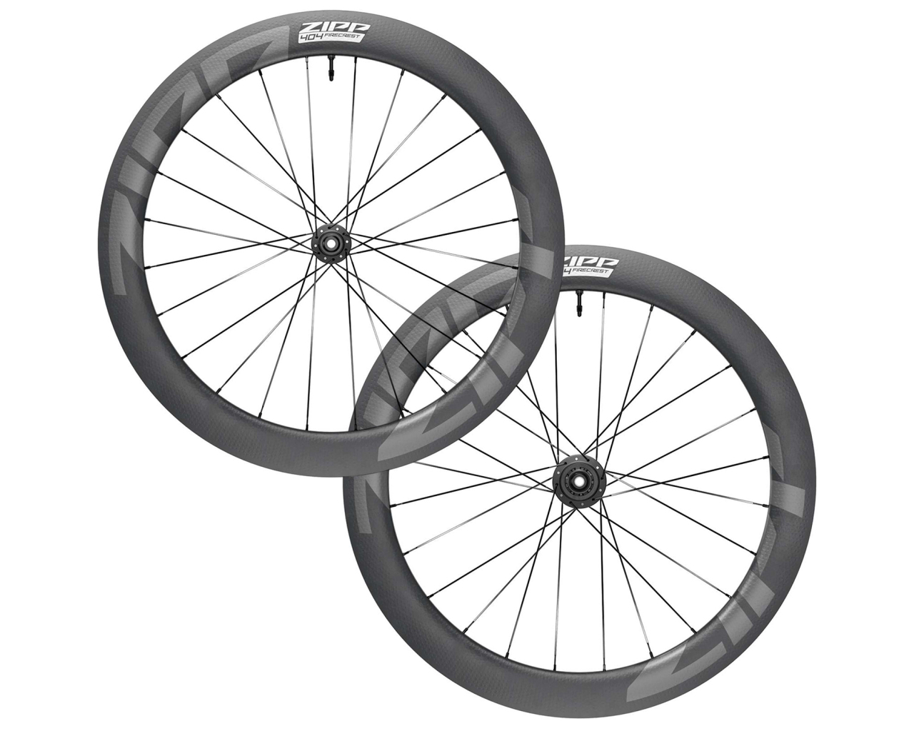 Zipp 404 Firecrest Carbon Tubeless Disc Clincher Road Wheelset - 700c ...