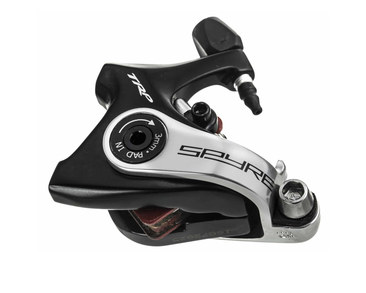TRP Spyre Flat Mount Mechanical Disc Brake Calipers – Complete Set With 160mm Rotors (Black/Silver), Perfect For Road & CX Bikes