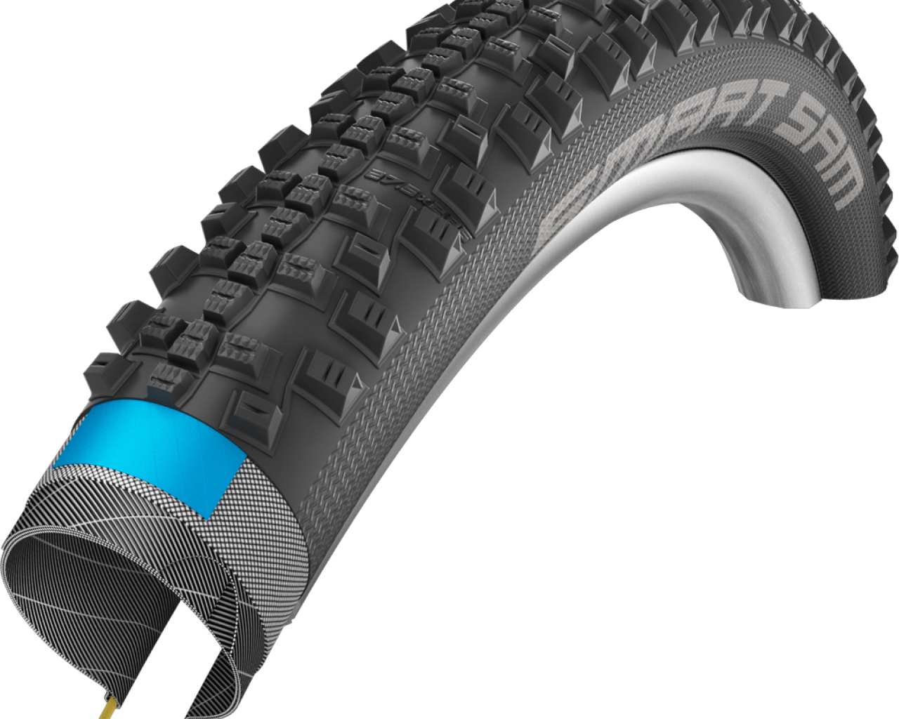 Copertoni Mtb 27.5 Schwalbe Smart Sam Performance - Pneumatici MTB 27,5 X 2, 60 Per Mountain Bike Gomme Mountain Bike