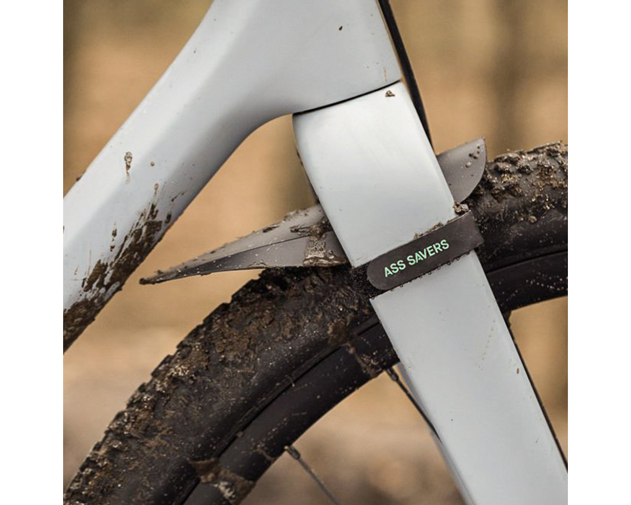 Garde-boue Avant Ass Savers Mudder - Pour VTT, Gravel, Fixé à La Fourche Avec Zip - Léger, Compatible 26" à 29"