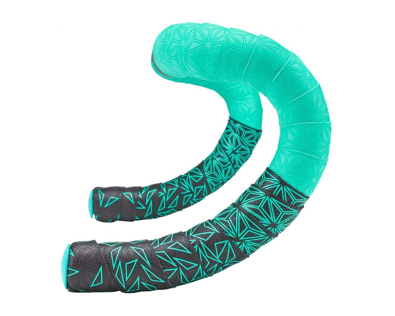 Supacaz Super Sticky Kush Nastro Manubrio Bicicletta – Star Fade, Con Tappi E Finish Tape – 2200 Mm