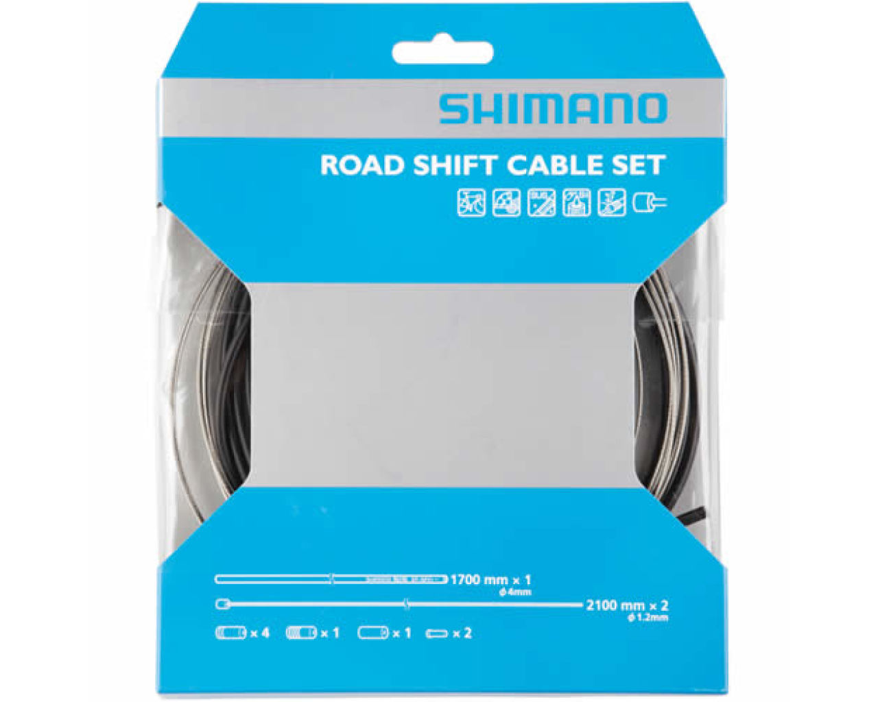Shimano Road Gear Cable Set Stainless Merlin Cycles