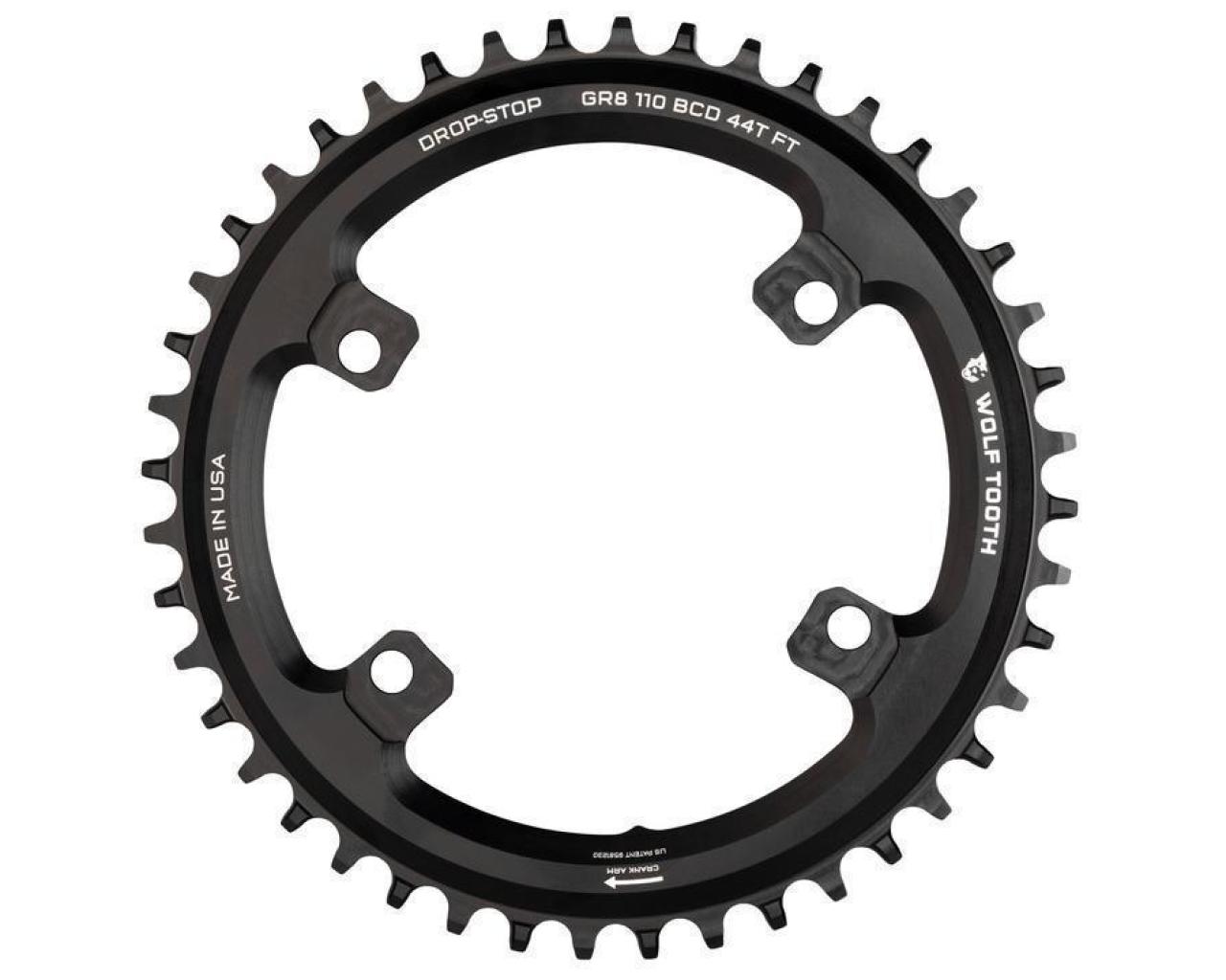 Wolf Tooth 110 BCD 4 Bolt Chainring for Shimano GRX | Merlin Cycles