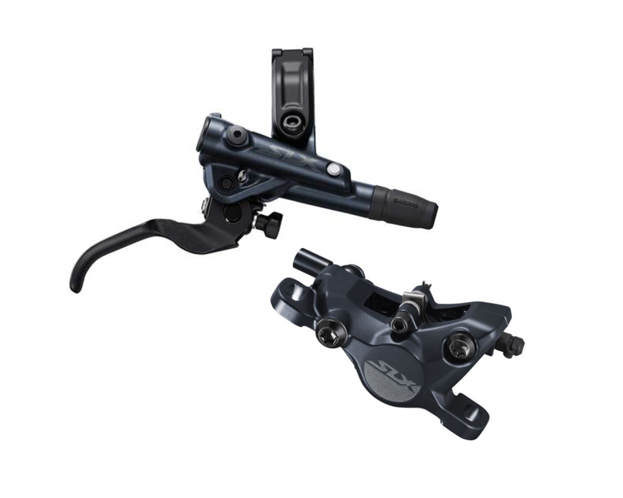 Shimano SLX M7100 Front And Rear Disc Brake Set Merlin Cycles