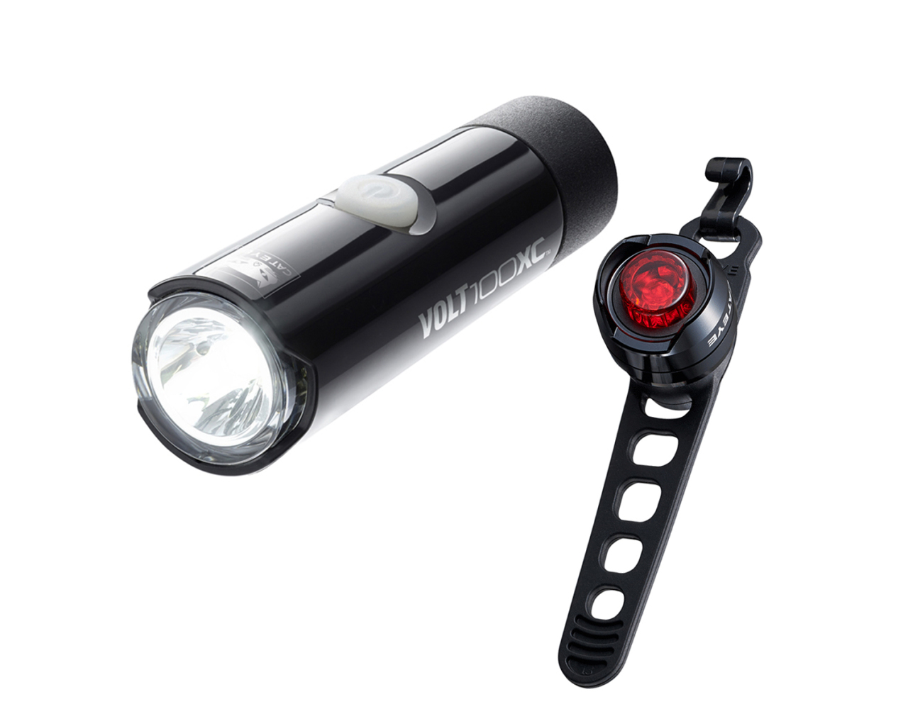 Cateye Volt 100 XC / ORB Rechargeable Bike Light Set Merlin Cycles