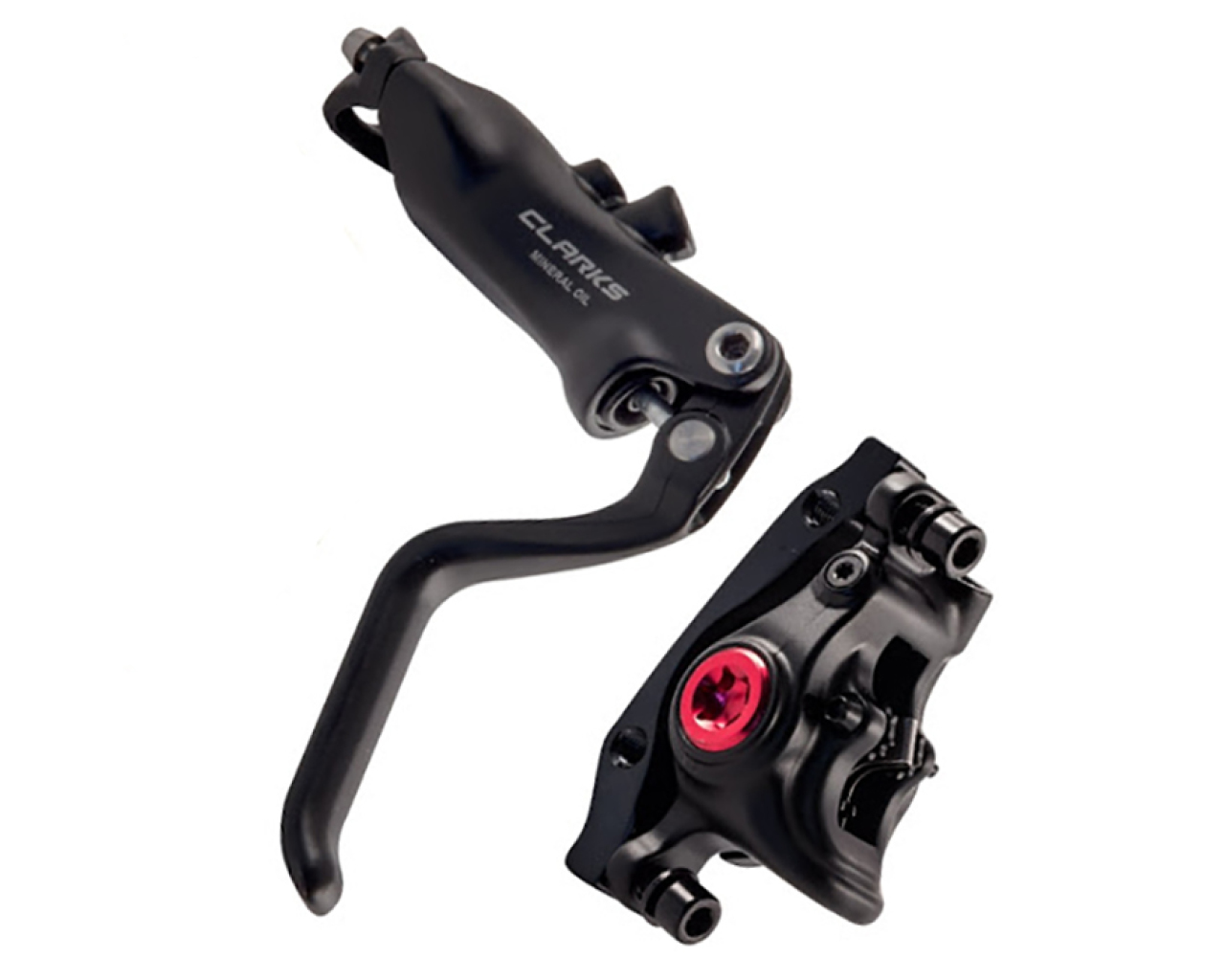 Clarks M3 Hydraulic Front & Rear Disc Brake SET 160mm Merlin Cycles