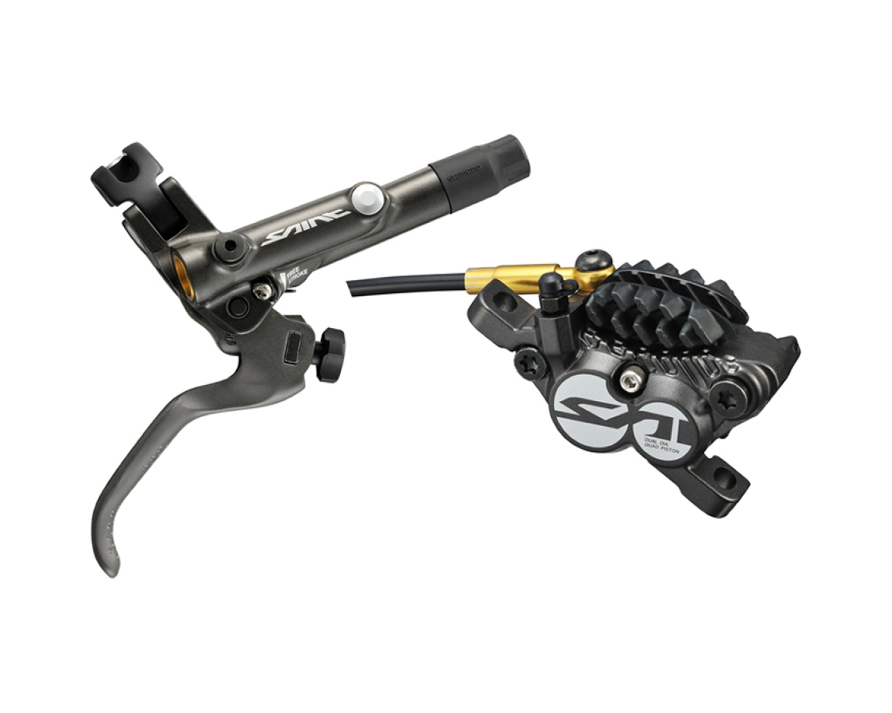 Shimano Saint M820 Disc Brakes Front & Rear Set Merlin Cycles