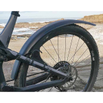 Parafango posteriore MAS, alluminio, nero, opaco, con staffa Ricambi per Moto Guzzi, Ducati & Aprilia
