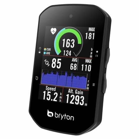 Image of Bryton S500E GPS Cycling Computer - Black / GPS